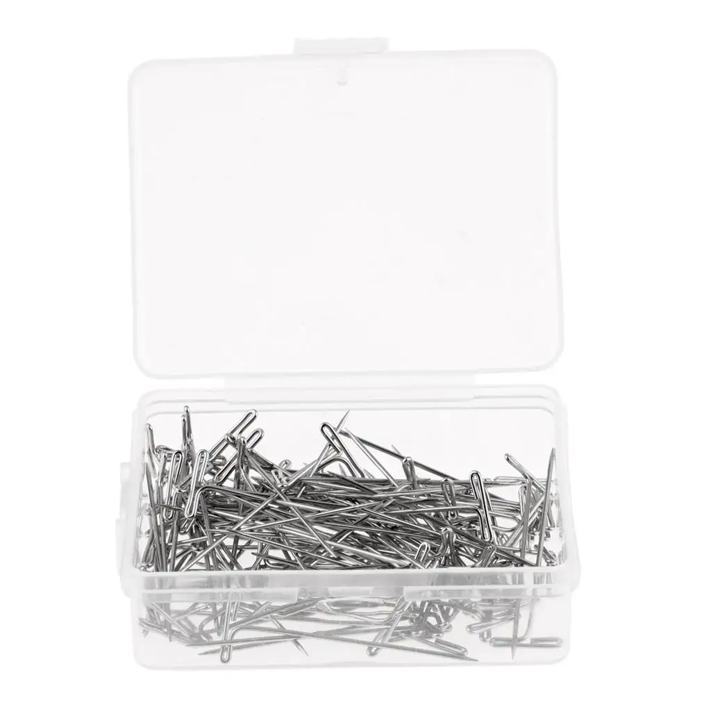 Lots 100 Styling T Pins Wig T-pins for Holding Wigs Modelling 35mm