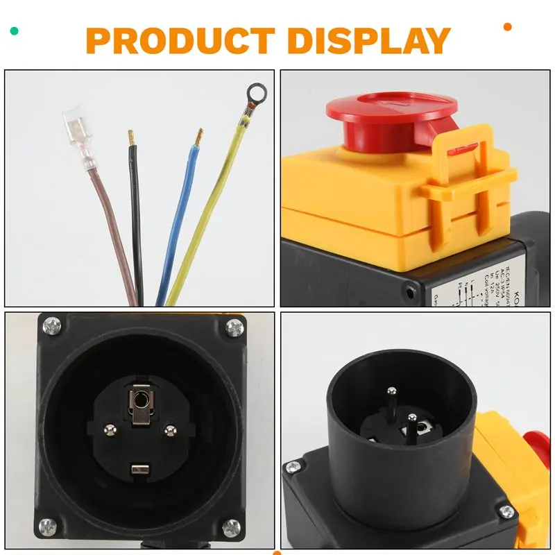 A7THK-KOA7 250V 16A Wood Splitting Machine Solenoid Push Button Switch HCK3T Log Cutting Machine