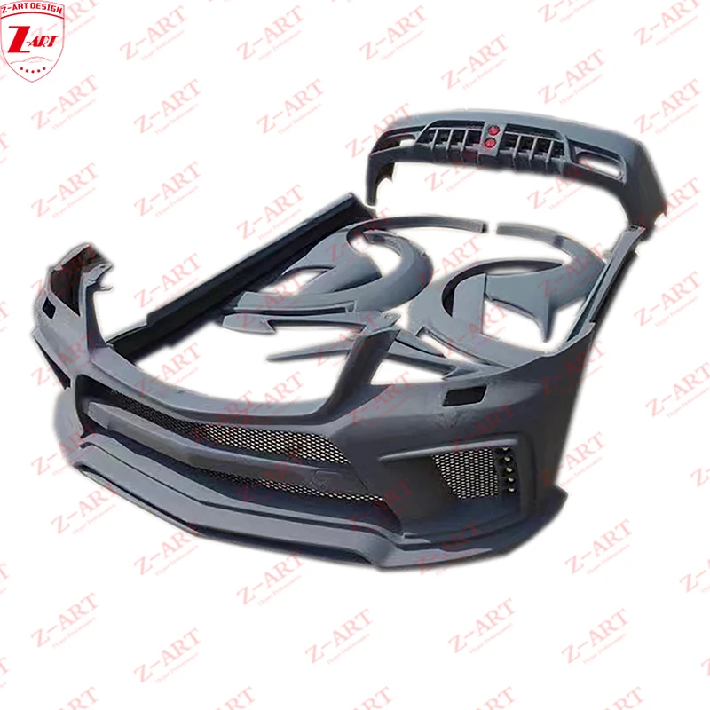 Z-ART wide body kit for Mercedes Benz ML 2006-2008 upgrade body kit for W164 ML350 ML400 ML63 aerodynamic body kit