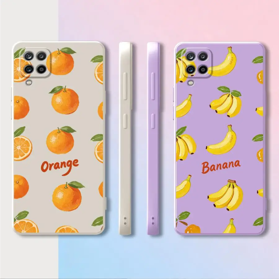 Fruit Orange Phone Cover Case for Samsung Galaxy A05 A02s A04 A20s A50 A56 A03 A06 A71 A73 A30s A53