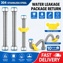 304 Stainless Steel water Pipe Toilet Water Weaved 1/2