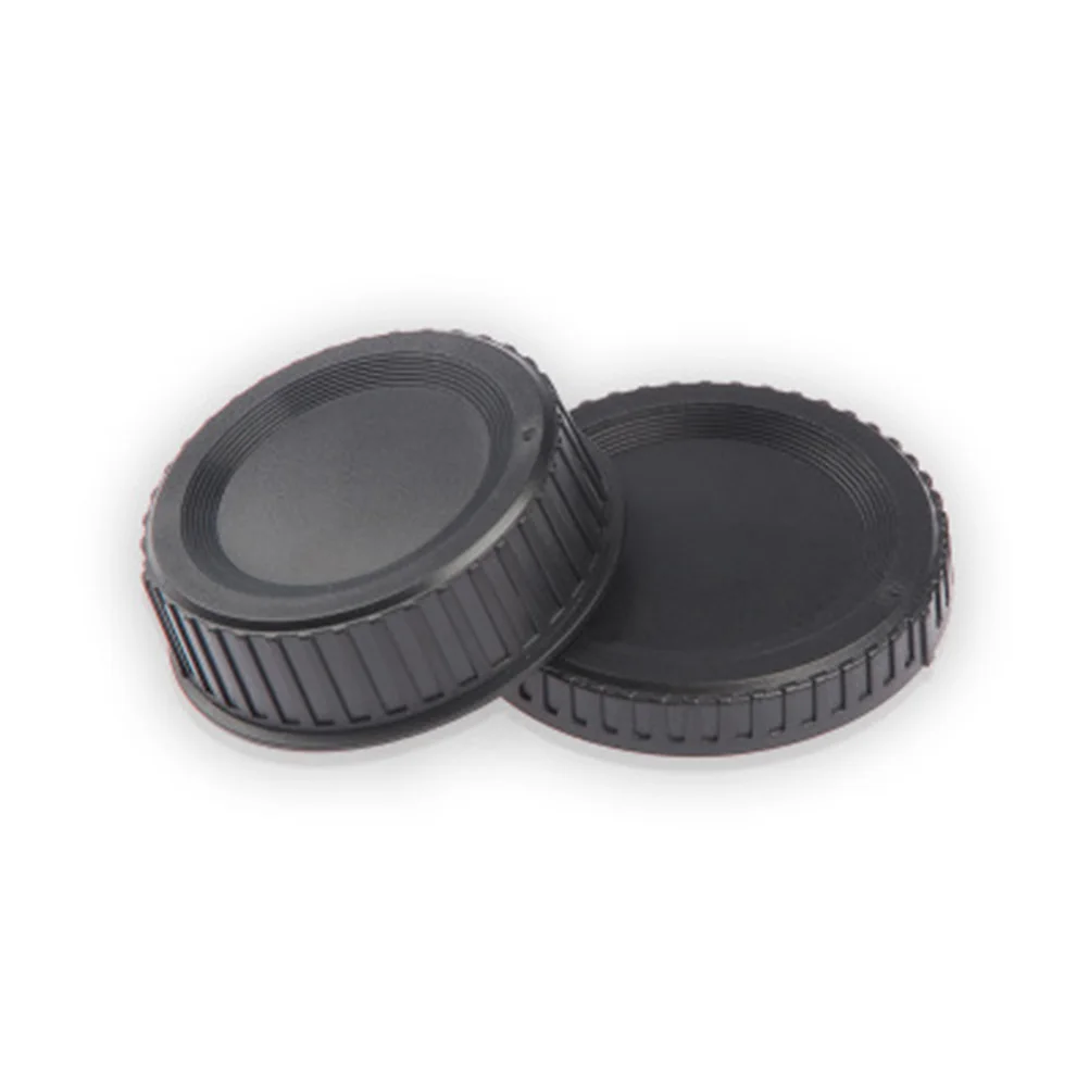 

5 set Camera Body Cover Set Rear Lens Cap For Dslr Cameras Dust Moisture Protection Durable Caps Compatible With Nikon Black