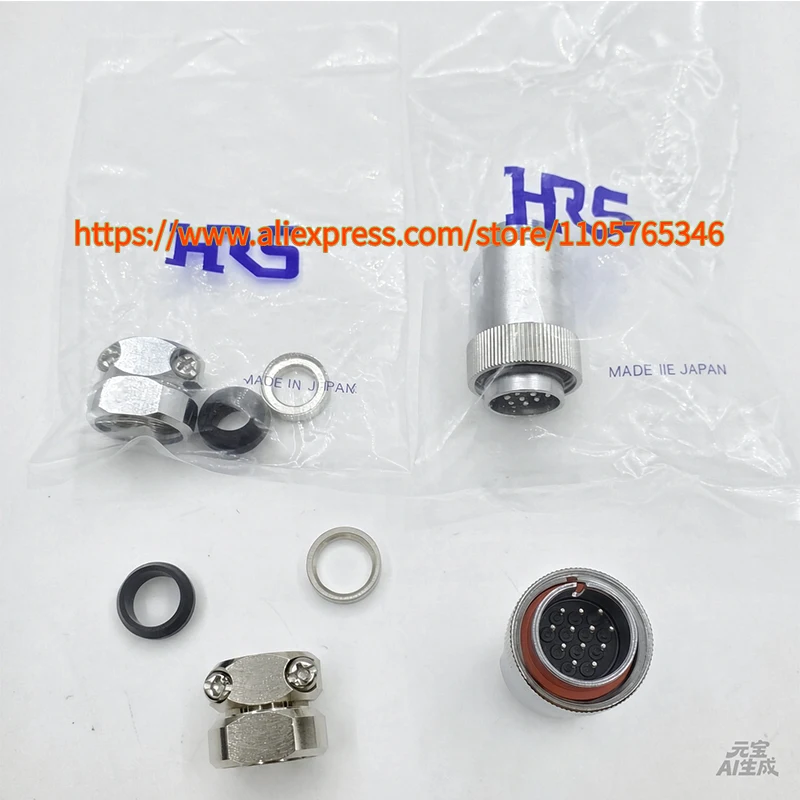 1pcs Brand New Original Fanuc Robot 12 needles EE Connector A05B-1137-J057 (Straight) A05B-1137-J058 (Elbow)