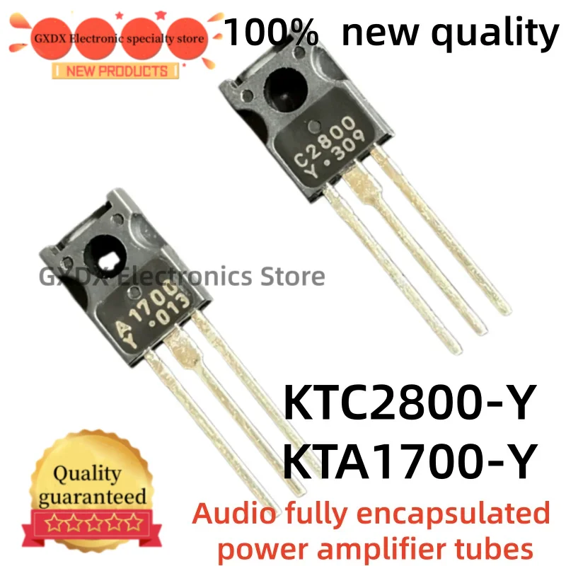 5-10-30par KTA1700 KTC2800 K A1700 C2800TO-126F KTA1700-Y KTC2800-Y Orginal Medium-Power Audio Power Amplifier Transistor Pairs