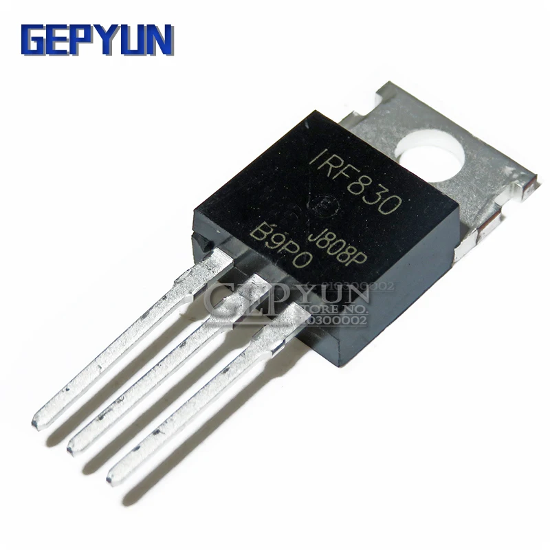 10PCS IRF830 IRF830PBF MOSFET N-Chan 500V 4.5 Amp TO-220 Gepyun