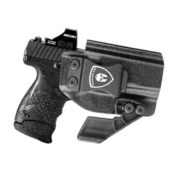 M&P Shield 9mm Holster, IWB Kydex Holster Fit: Smith & Wesson M&P Shield Plus / M2.0 / M1.0-9mm/.40 Pistol, Inside Waistband Con