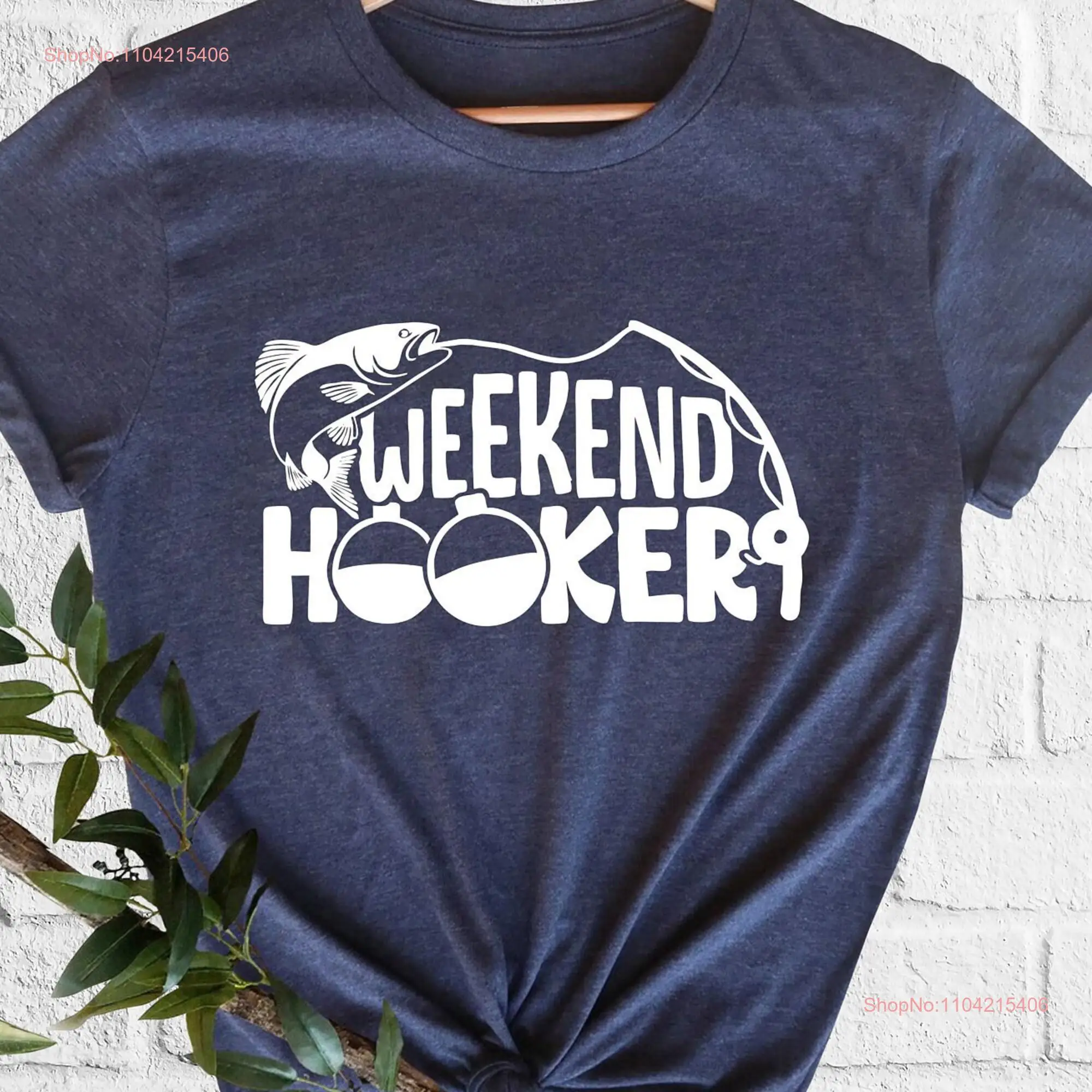 Weekend Hooker T Shirt Fishing s Nature For Fishermen Dad Papa long or short sleeves