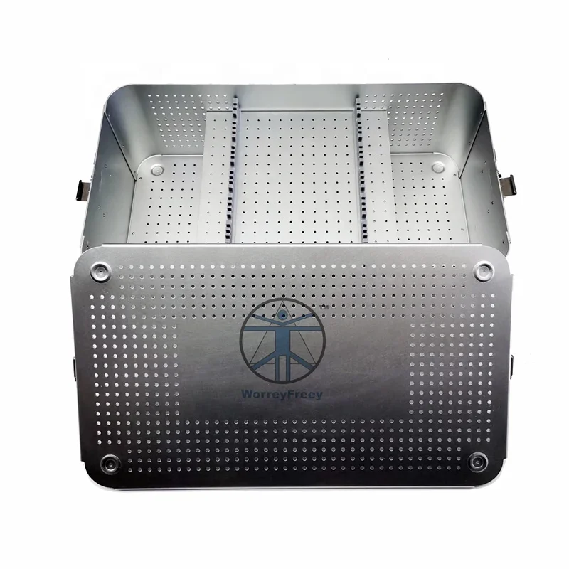 Aluminum Alloy sterilization box for laparoscope and laparoscopic instrument