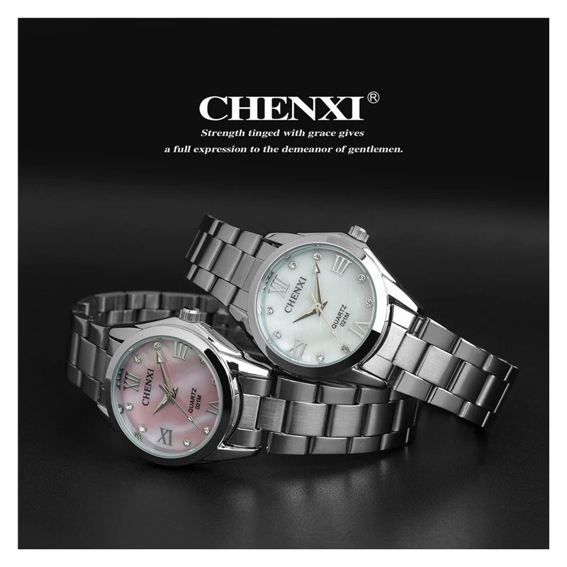 CHENXI New Women Watch Brand Luxury Dress Quartz Ladies Wrist Watch Leather Waterproof Watches Bracelets For Female Gift Clock