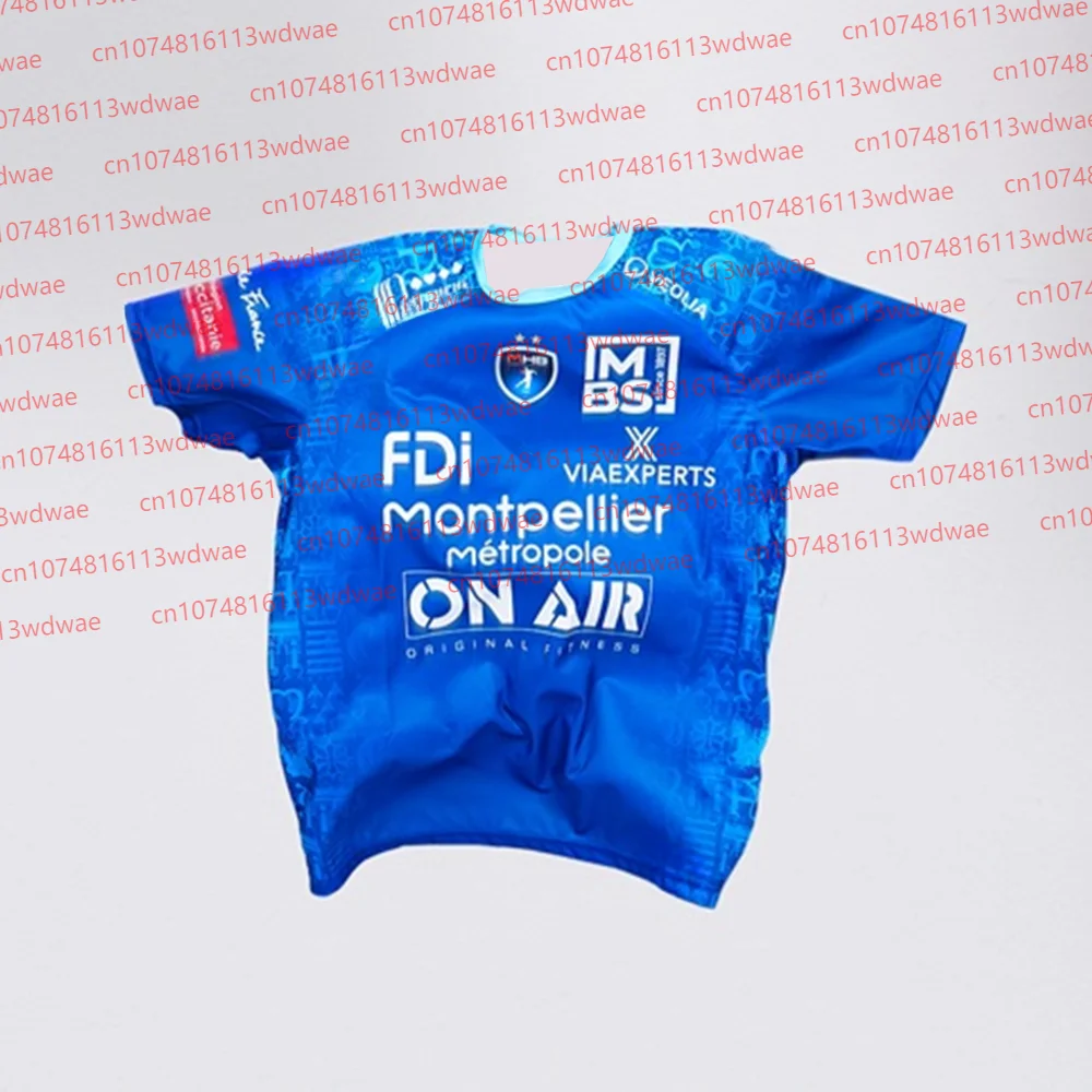 تي شيرت الرجال 2026 فرنسا مونبليير كرة اليد قميص الشباب طفل ملابس رياضية التدريب موحدة كرة اليد تنفس كرة اليد جيرسي عدة