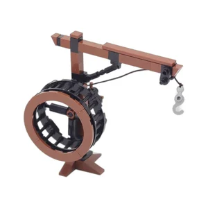 MOC-Medieval Tool Militärarchitektur, Bildungsspielzeug, DIY-Ziegel, Plattformzubehör, Bausteinmodell, Kreativität, Kran 10 Hauptverkaufskranplattform - №8