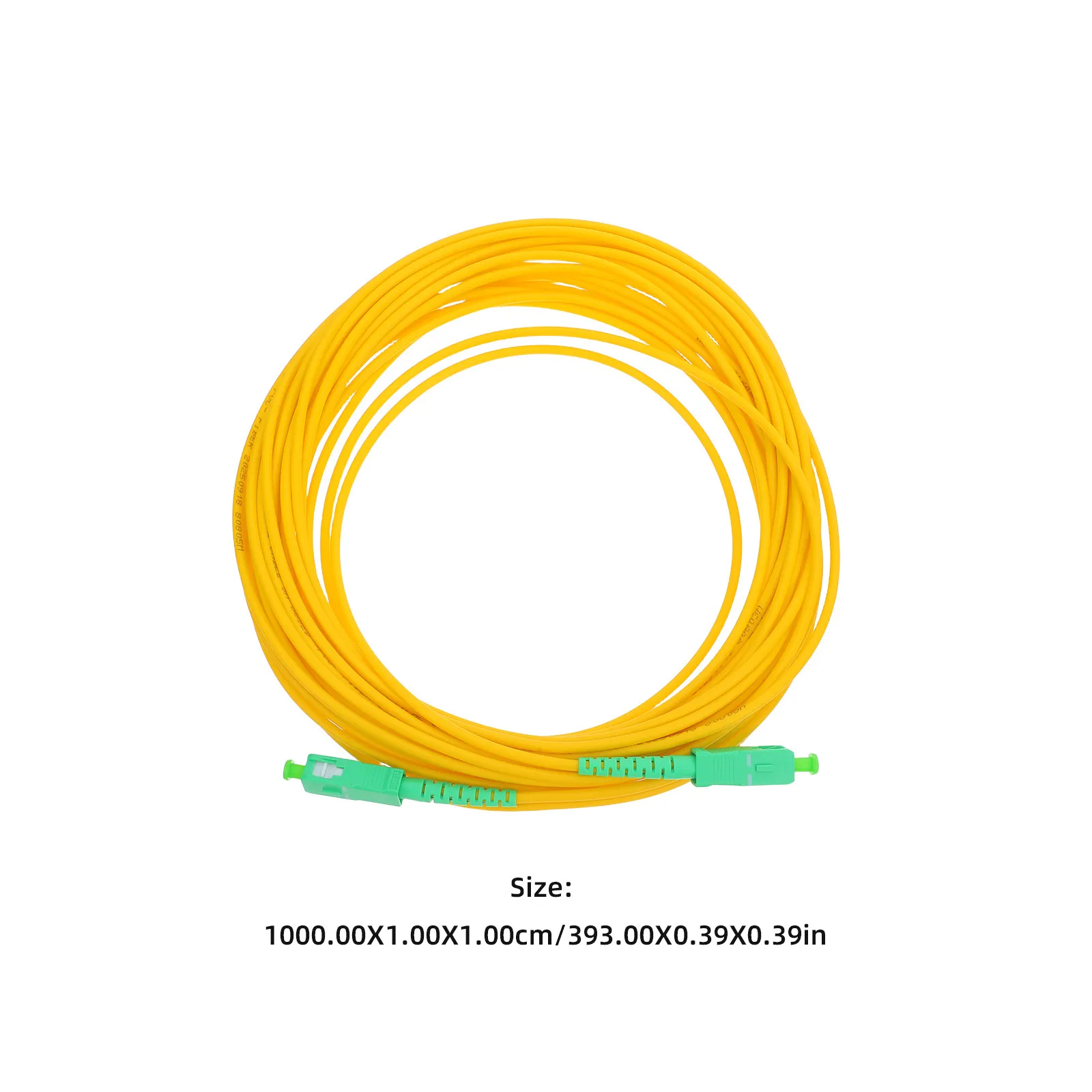 Single Mode Optical Fiber Patch Cord G652D Simplex, Low Insertion Loss, PVC Jacket for Network Applications