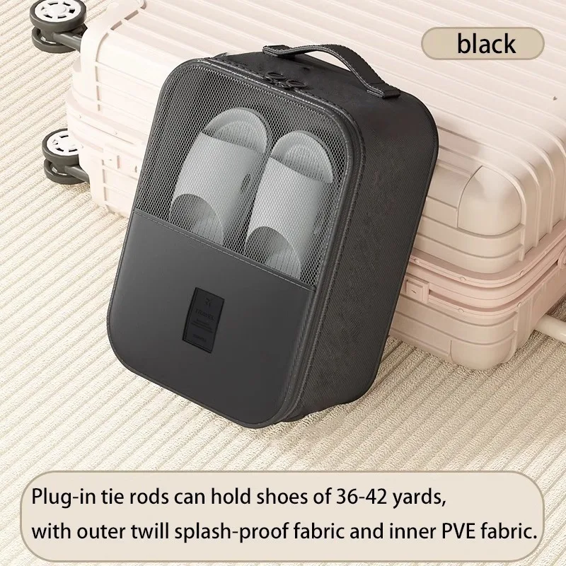Portable 1 Layers Shoes Organizer Bag Polyester Luggage Travel Storage Box Zipper Suitcases Duffle Tote Bag Travel Accessories