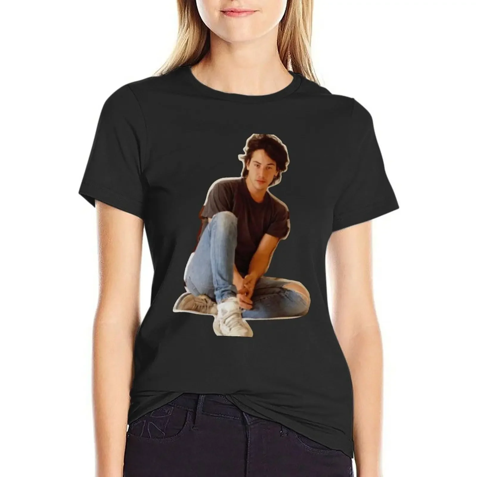 

Dreamy Keanu T-Shirt plus sizes new edition cute clothes animal print cotton t shirts Women