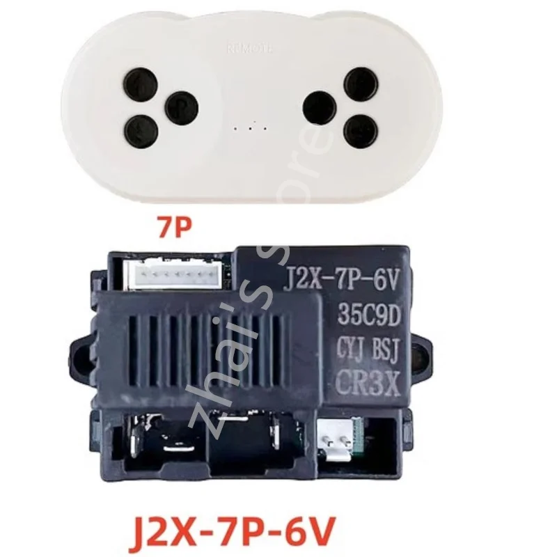 J2X-7P-6V Children's Electric Vehicle Remote Control Receiver Circuit Main Board Controller Children's Car Accessories