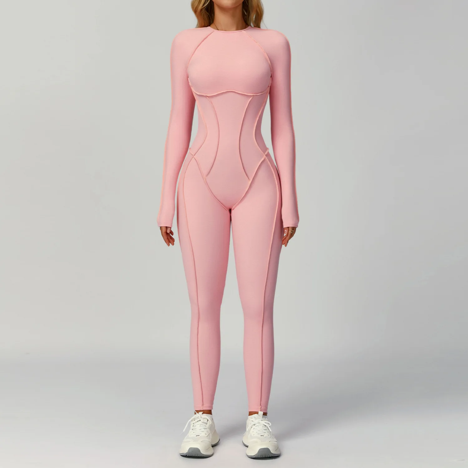 โลโก้ที่กําหนดเองผู้หญิง yoga onesie กลวงกลับ yoga เสื้อผ้าสามมิติแน่นกีฬาฟิตเนสเสื้อผ้า