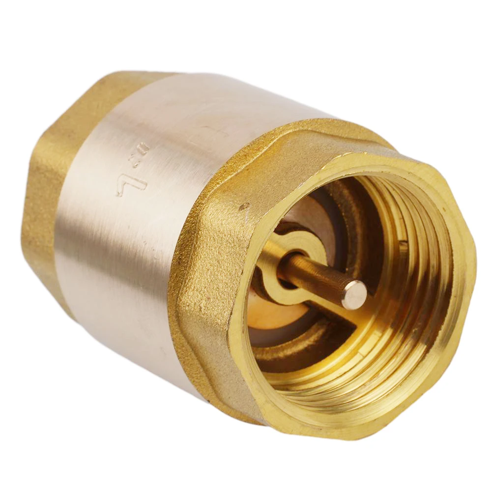 Vertical Check Valve Valve 1/2 3/4 1inch 20-bar Brass External Threaded For High Loads Home Improvement Prevents