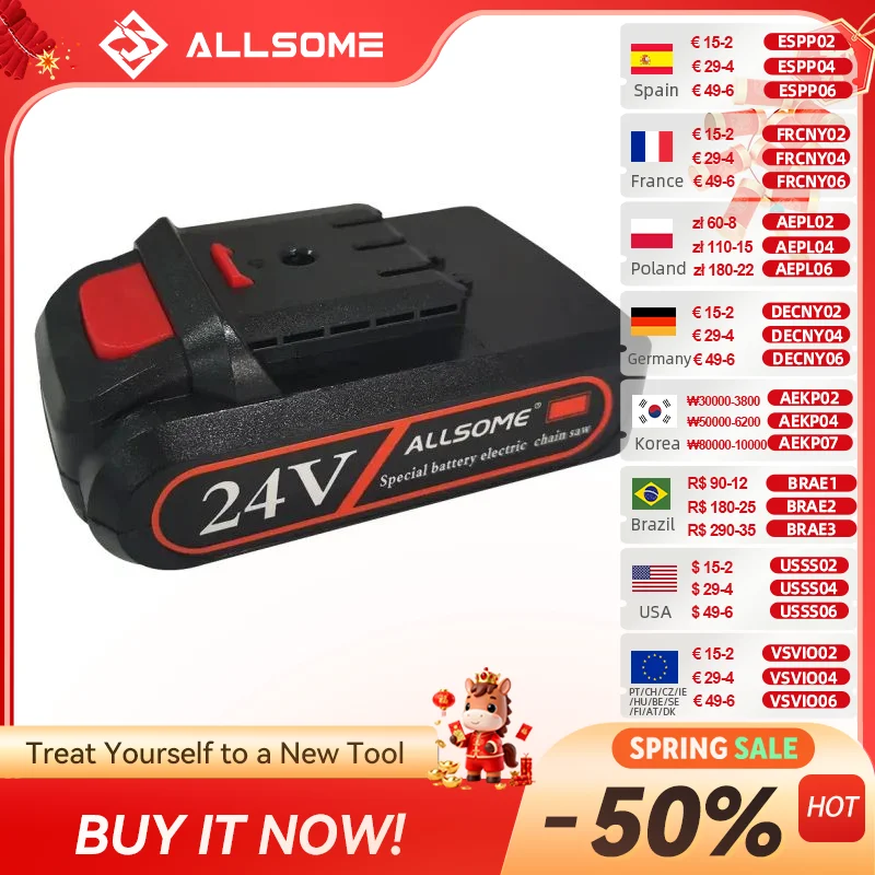 24V Battery for Electric Chainsaw