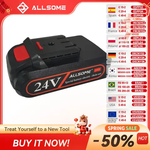 24V Battery for Electric Chainsaw Allsome