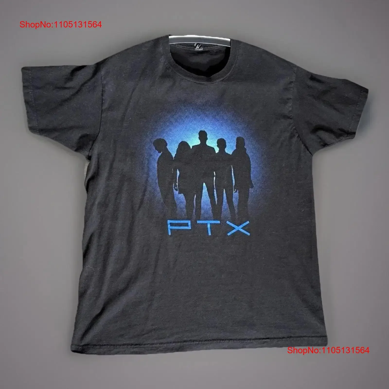 PTX Pentatonix Tour 2015 تي شيرت Sz L أسود البوب الهيب هوب الحفل خمر غسلها لينة قليلا الشارع الشهير عادية مريحة