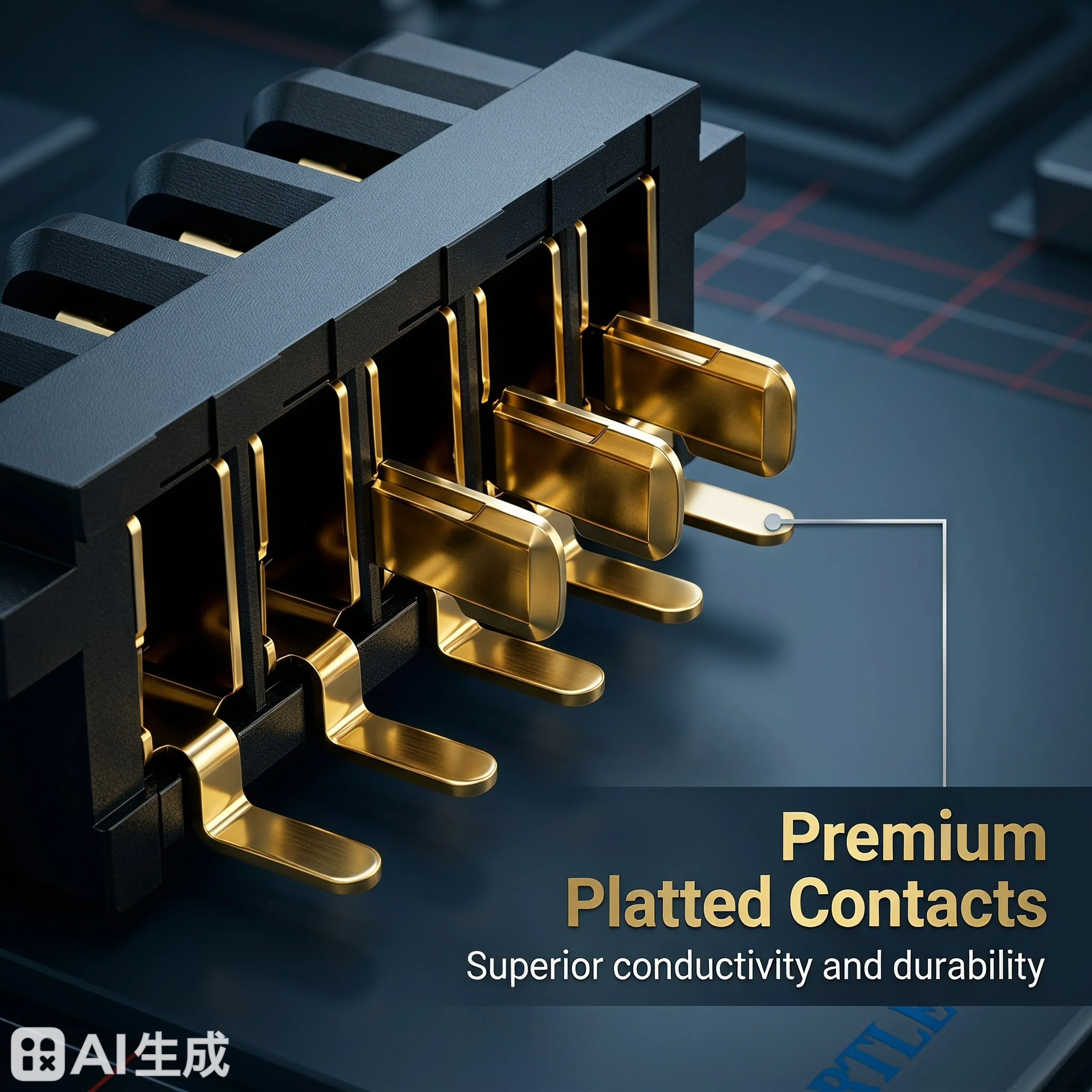 RTLECS 2.5mm Pitch SMT SMD 5-Pin Male/Female PCB Connector 7A Gold-Plated Contact Socket Adapter for DIY Electronics
