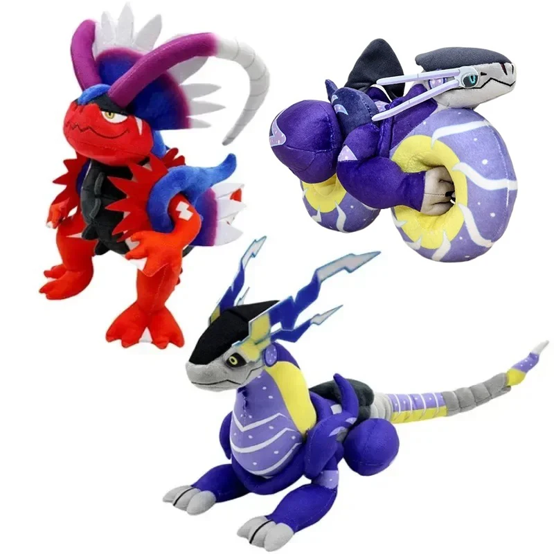 

27-30cm Pokemon Koraidon Miraidon Plush Toy Scarlet Violet Series Figures Anime Model Doll Kid Christmas Birthday Gift