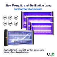 Commercial Hanging Mosquito lamp Electric Shock Silent Mosquito Trap Food safety Mosquito trap Farm fly trap Garden Outdoor