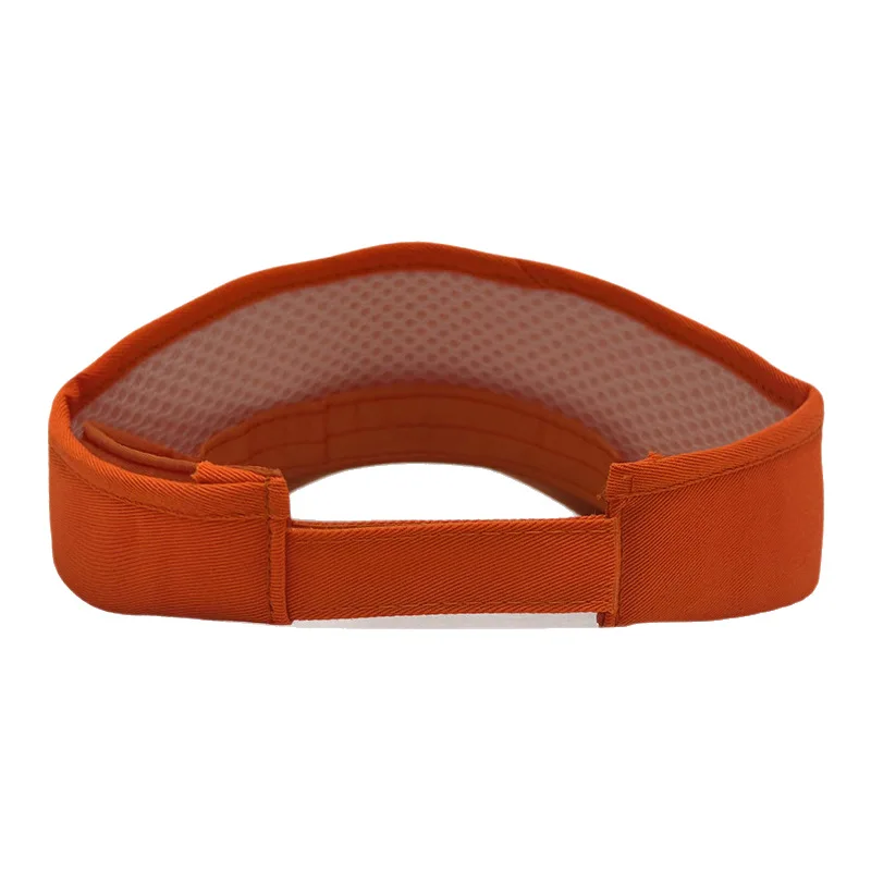 Customizable Logo Sun Visor Cap Breathable Empty Top Sports Hat Men Women Outdoor UV Protection Visor Printing Embroidery