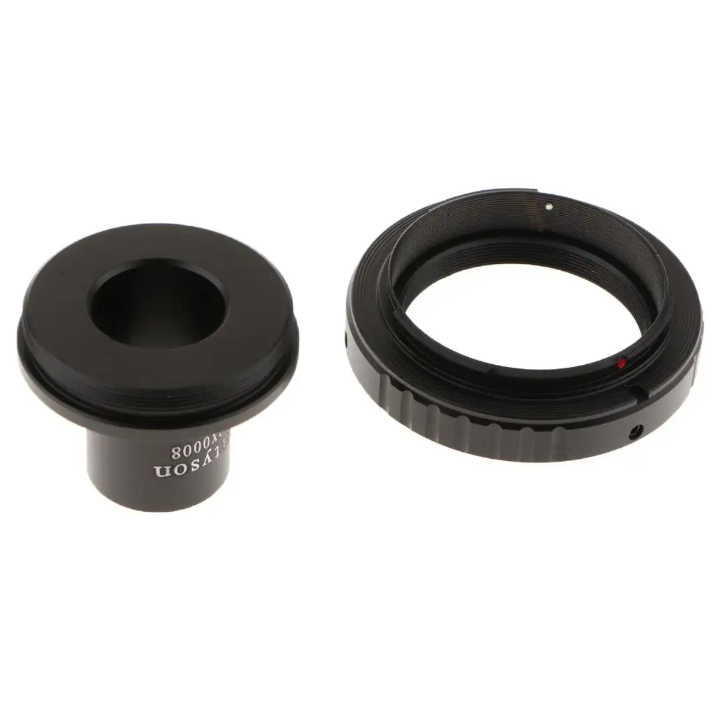 Microscope Mount Adapter Metal Lens Adapter Ring Camera Connector for Sony Alpha SLR 23.2mm Eyepiece