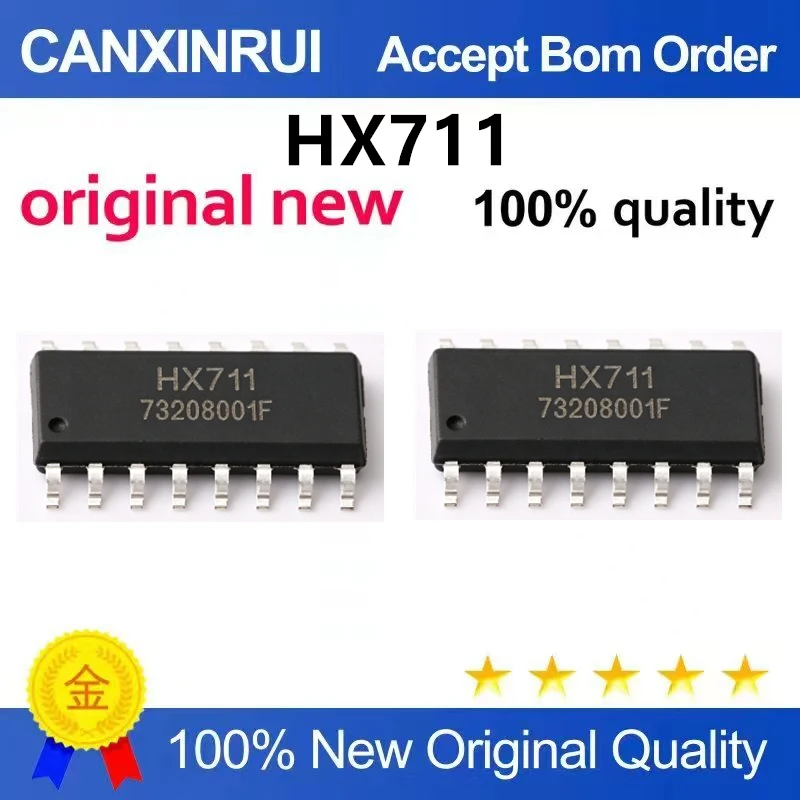 （5pcs-10pcs）Original genuine patch HX711 SOP-16 electronic scale dedicated analog/digital conversion chip