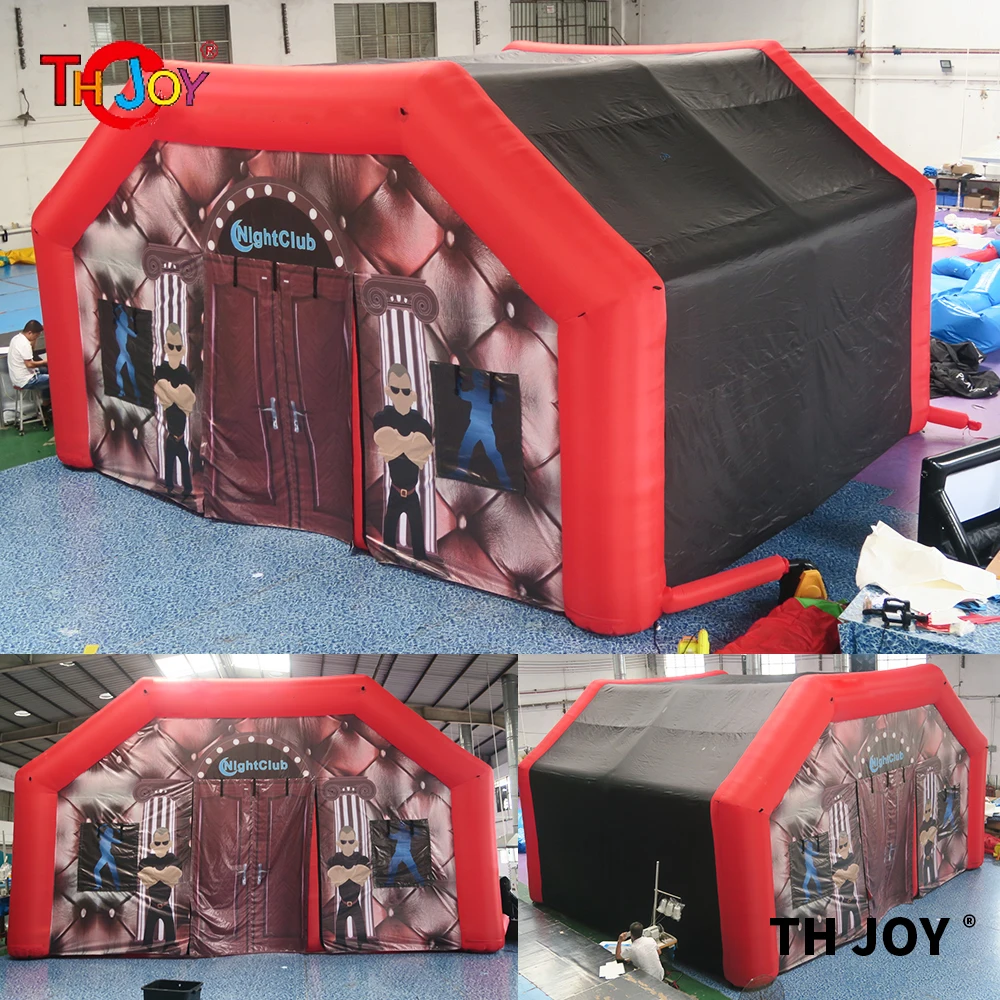 

Free sea shipping! 7*8*4m/23*26*13ft inflatable nightclub tent for outdoor use, inflatable party tent