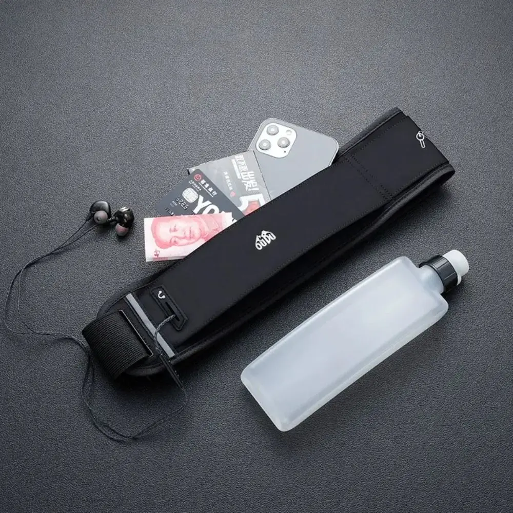 حقيبة خصر للجري خفيفة الوزن ومخفية وحزام رياضي قابل للتنفس ومقاومة للماء وإكسسوارات الجري