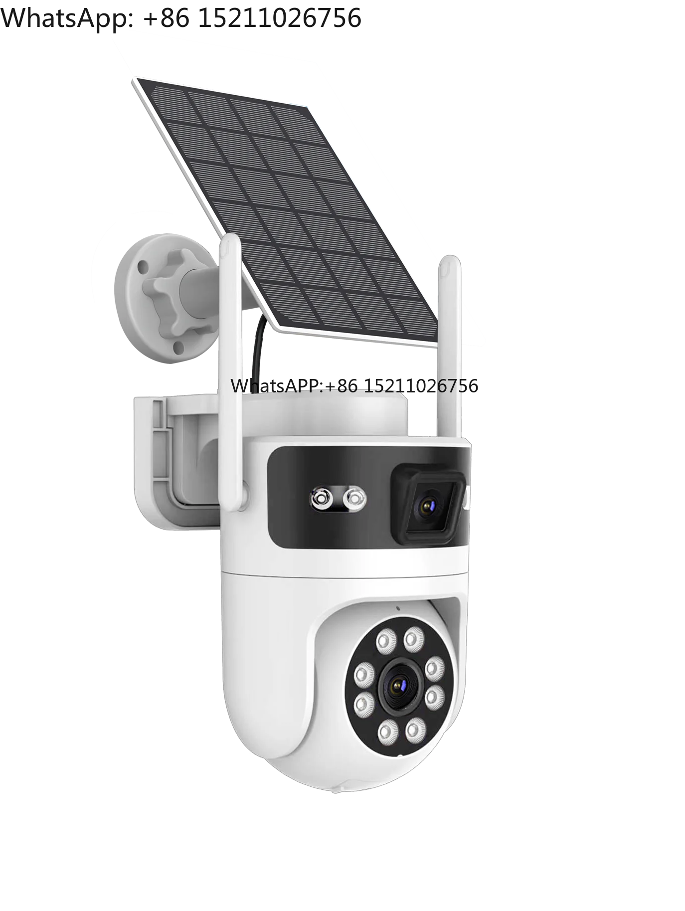 

6MP HD Solar CCTV Camera Triple Lens 4G Night Vision - for Outdoor Surveillance 4g IP Connectivity