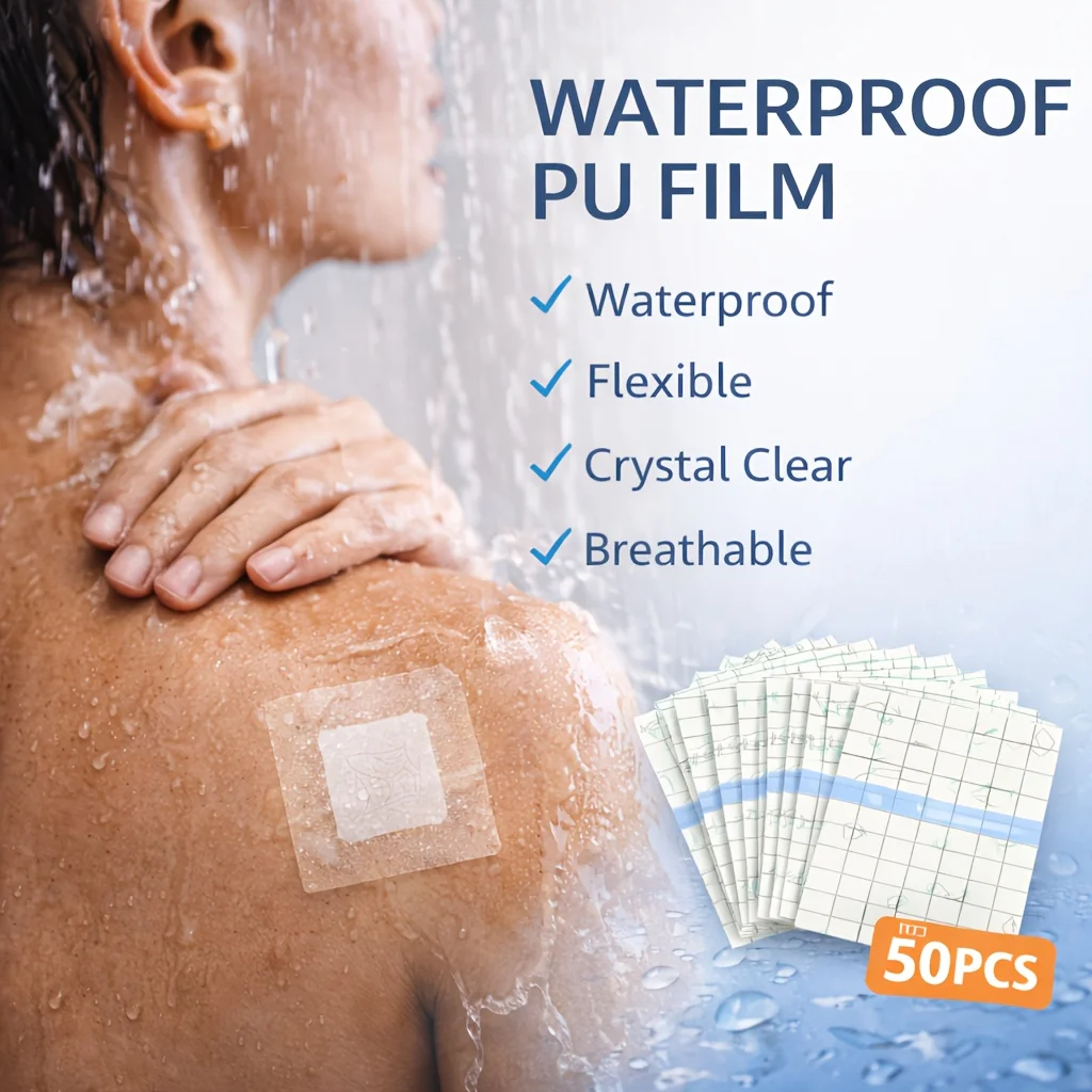 

Clear flexible waterproof PU film | Tattoo protective patches and breathable adhesive stickers, suitable for daily exercise