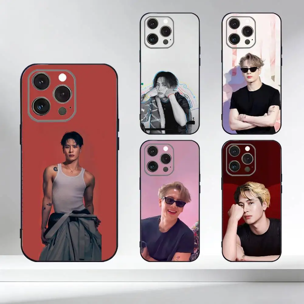 

C-Chinese Star Jackson Wang Phone Case For iPhone 17,16,15,14,13,12,11 Plus,Pro Max,XS,Soft Silicone Black Cover