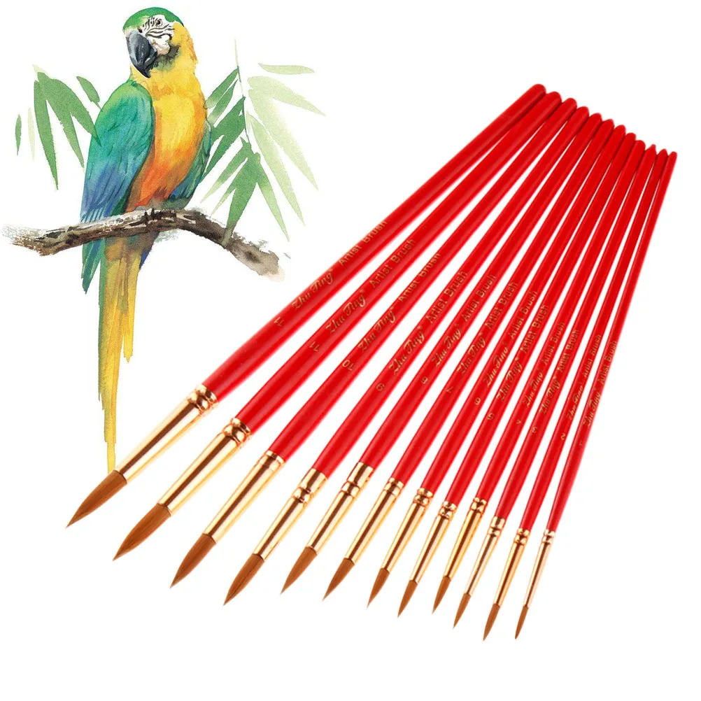 conjunto-de-12-pinceis-de-pintura-para-artistas-com-cabo-vermelho-pinceis-de-aquarela-com-cerdas-de-nylon-de-alta-absorcao-e-flexibilidade-para-acrilico-guache-e-ceramica
