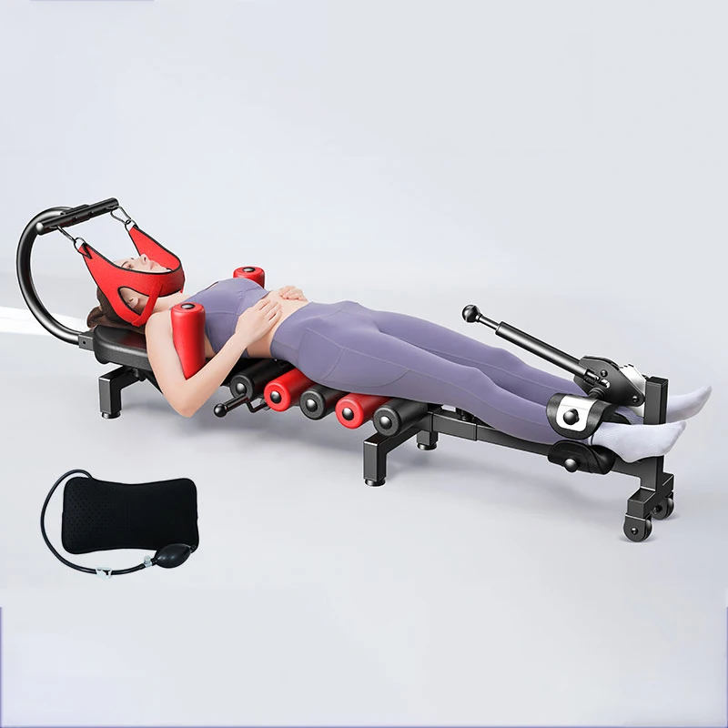 

STLF WJW Premium Hot Sale 2025 New Home Use Model Spine Traction Device Cervical Lumbar Stretching Leg Inversion Bed Fitness Rel
