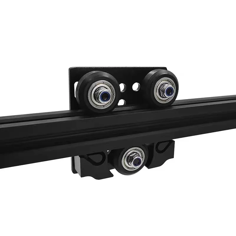 V Gantry Plate V-Slot X-axis Slider Aluminum Plate with Timing Belt Buckle 2020 V Profile Board for Tronxy X3 Tevo Tarantula PRO view 6
