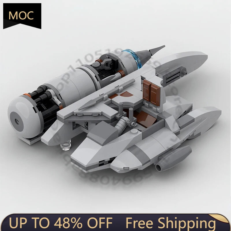 185 PCS Space War Model Custom Racing Speeder #3 MOC Customize Modular Building Block Technology Popular DIY Assembly Toy Gift