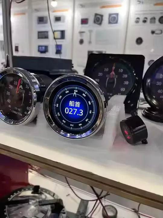 FD-9 Digital Signal Complete System Stainless Steel Marine Rudder Indicator and Propeller Set with 12V/24V IP67 Waterproof