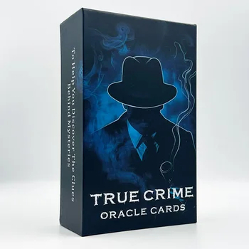 Jeu de cartes True Crime Oracle Deck, Taro in Box, 80 cartes, 12x7cm