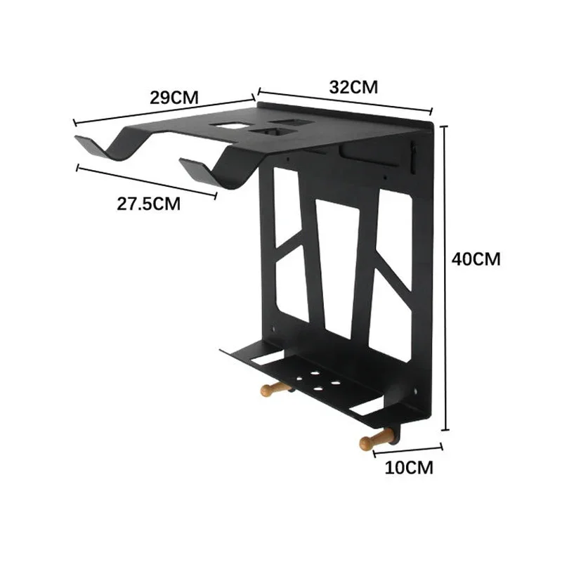 Bicycle Wall Mount Rack, Carbon Steel Bike Wall Hanger Holder, 20KG Load Capacity Storage Bracket for Indoor Cycling Storage