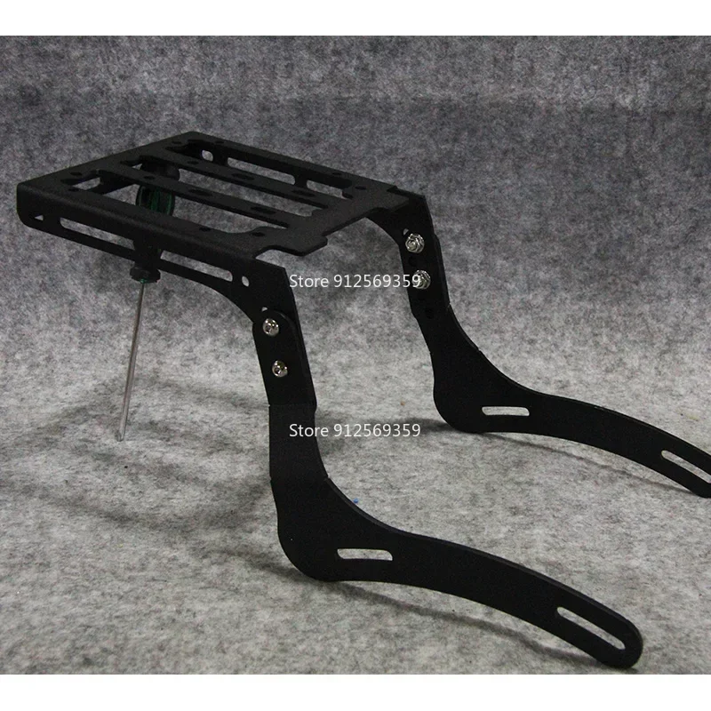 Rear Carrier Cargo Plate Shelves Luggage Rack for Honda REBEL 1100 CM1100 CMX1100 2021 2022 2023 2024 2025 2026 Matte Black