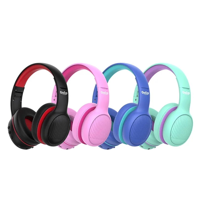 

Bluetooth Kids Headphones with Mic Stereo Music Volume Limited Kids Wireless Headsets Over Ear Toddler Headphones for Children