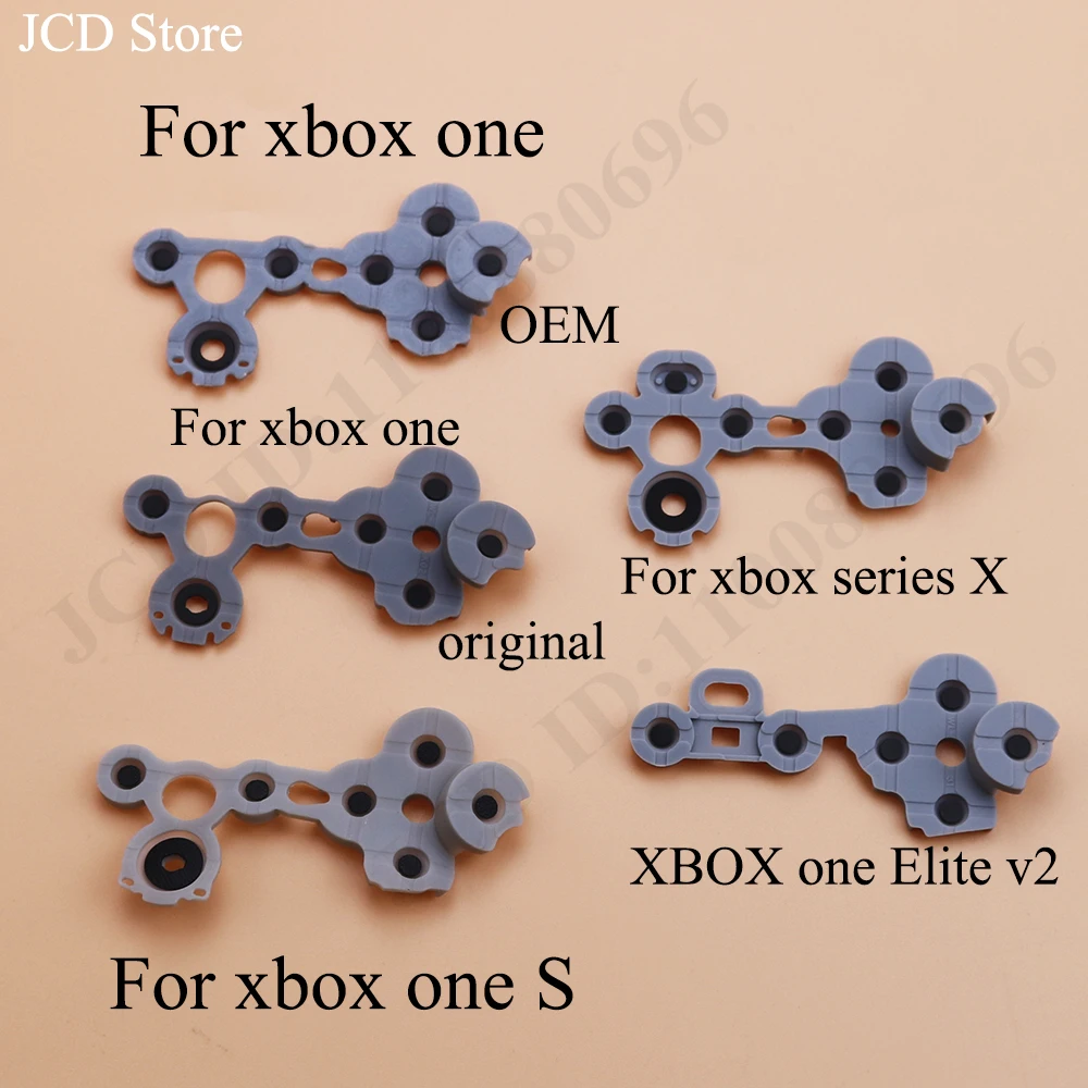 1 piece For Xbox Series X S Controller Conductive Rubber Button for Xbox One S Elite 2 D-pad Contact Key Buttons Rubber Pads