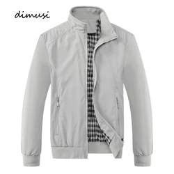 Spring Autumn Men's Lightweight BomberJackets Casual Windbreaker Coats Men Stand Collar Business Zipper Jackets Clothing 6XL