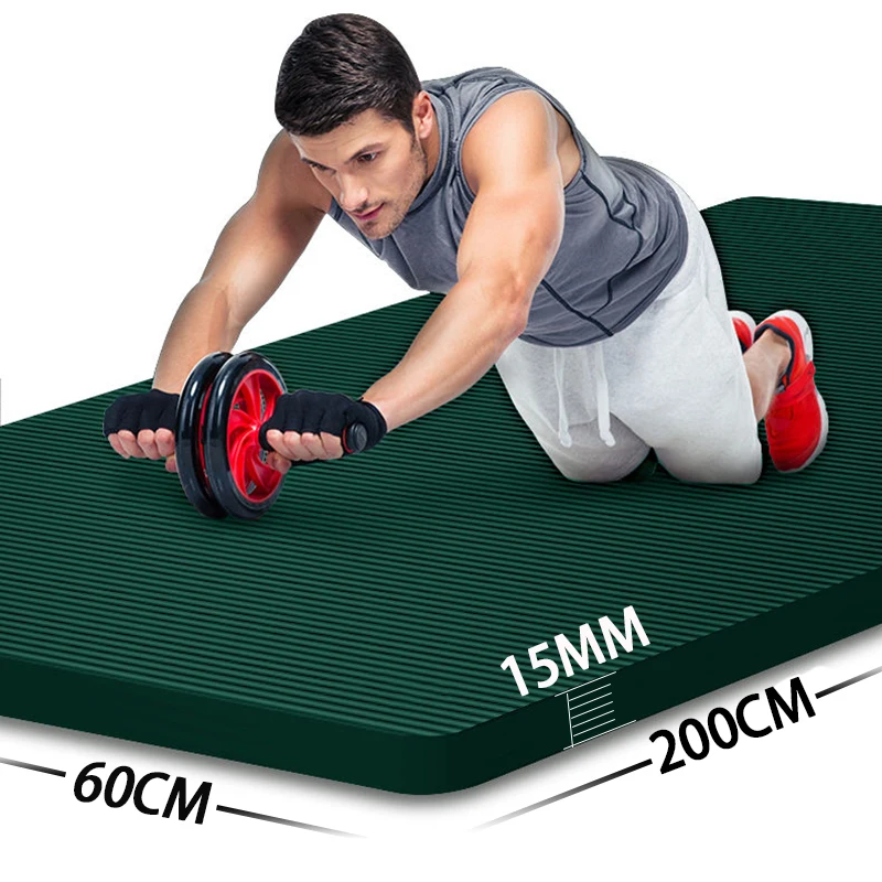 2Meter Longer Yoga Mat Super Large Lengthened Yoga Mat Men’s Special High Quality Fitness  Pilates Exercise Healthy Fitness Mat