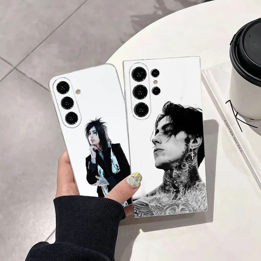 Ronnie Radke Singer Rapper  Phone Case For Samsung S25,S24,S21,S22,S23,S30,Ultra,S20,Plus,Fe Transparent Cover