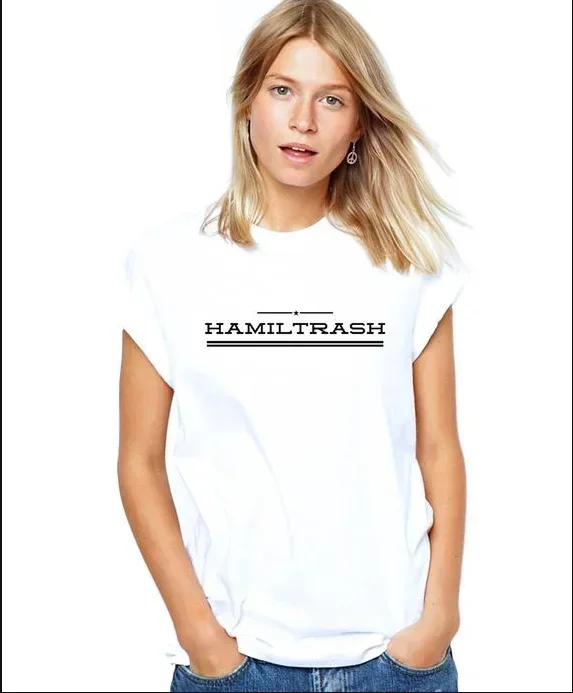 

Hamilton American Musical T-Shirt 100% Cotton O-Neck Summer Short Sleeve Casual Womens T-shirt