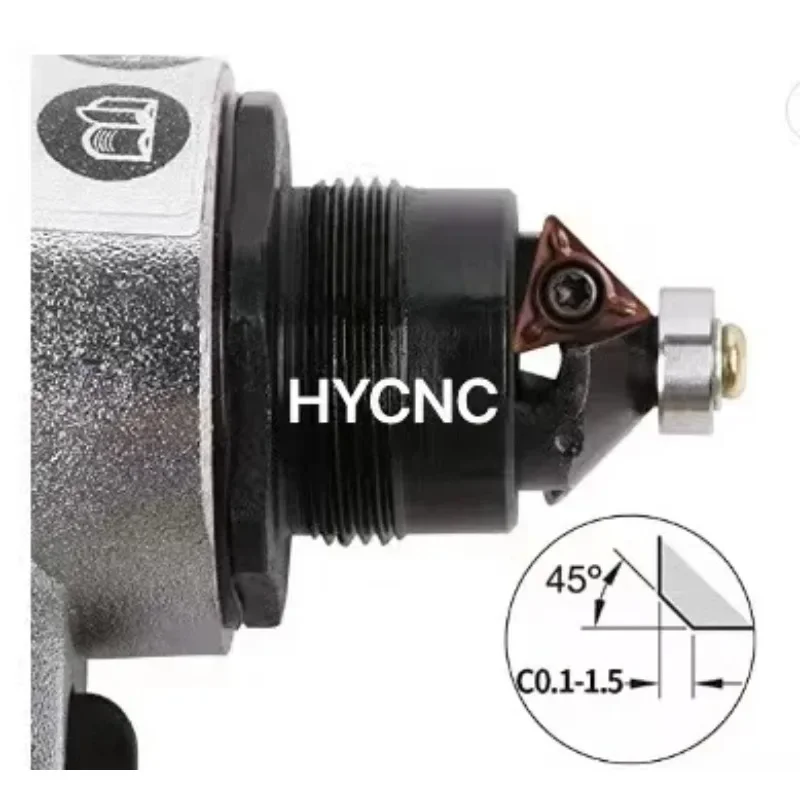 

In stock Light Weight Elbow Mdf Pneumatic Manual Chamfering Machine Mini Portable Linear Pneumatic Hand-Held 45 Degree Tool
